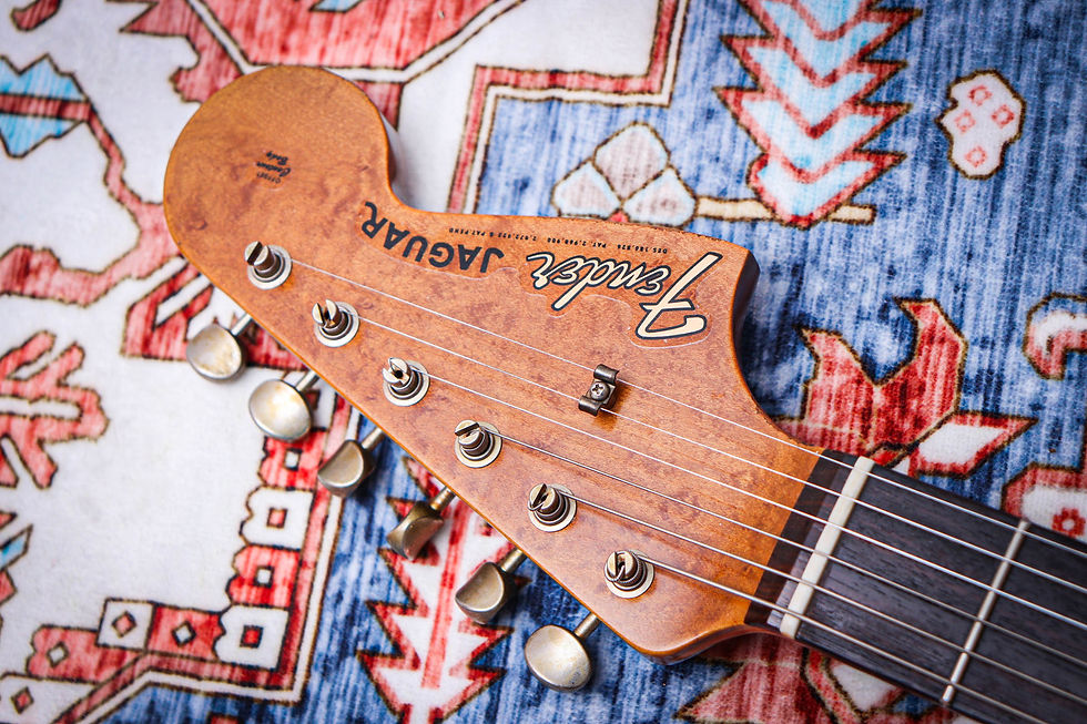 Thumbnail: FENDER USA Custom Shop 62 Reissue LTD Roasted Jaguar Relic "Natural + Rosewood"