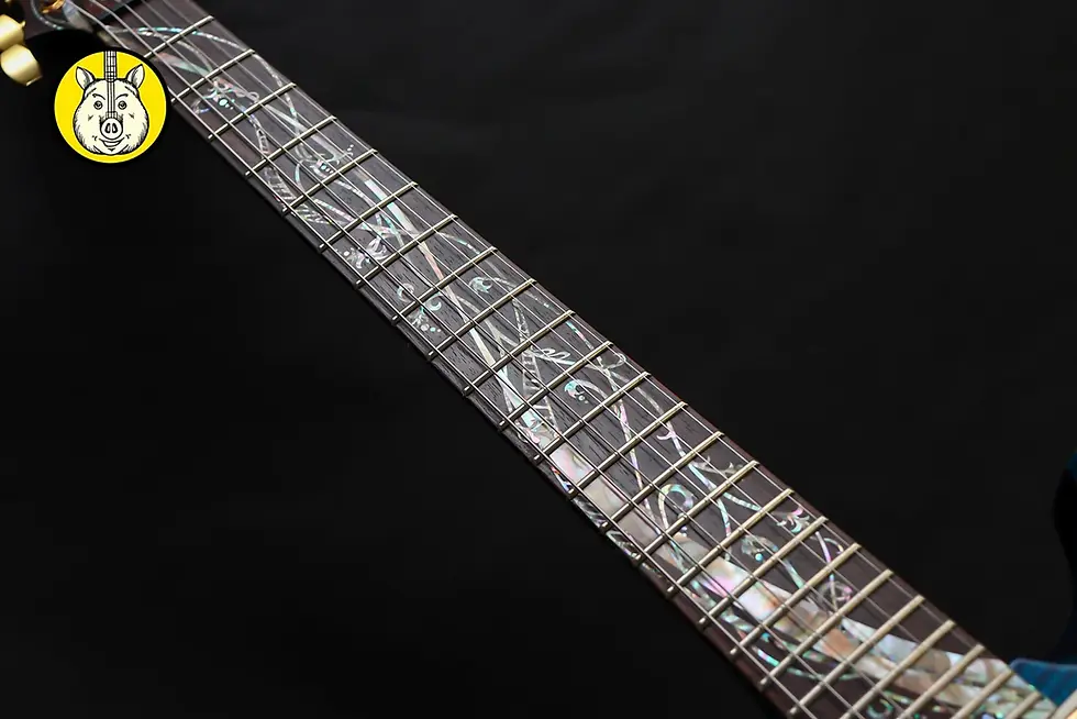 Thumbnail: PRS USA Paul Reed Smith "Tree Of Life" Custom 24* Special Run 1/50 "Makena Blue"