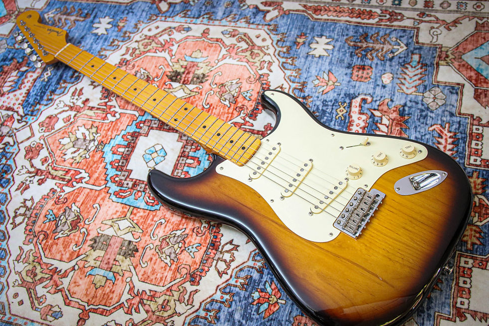 Thumbnail: FENDER USA Eric Johnson Signature Stratocaster "2-Color Sunburst + Maple" (2013)