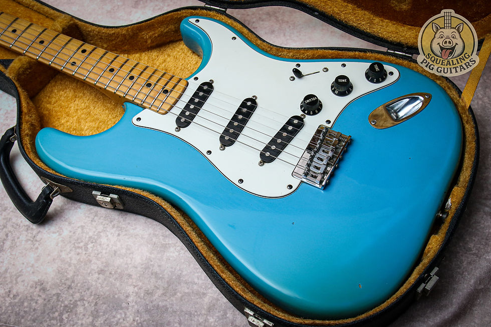 Thumbnail: FENDER USA International Series Stratocaster "Maui Blue + Maple" (1979)