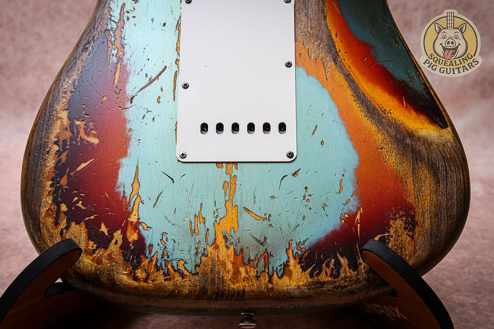 Thumbnail: FENDER USA Custom Shop 60/63 Ltd. Reissue Stratocaster Super Hvy Relic Sherwood