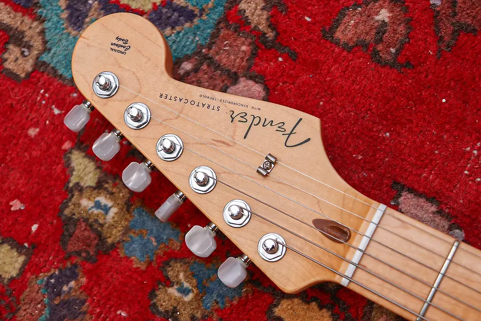 Thumbnail: FENDER USA Custom Shop Deluxe Stratocaster AAA+ "Cherry Red + Maple" (2014)