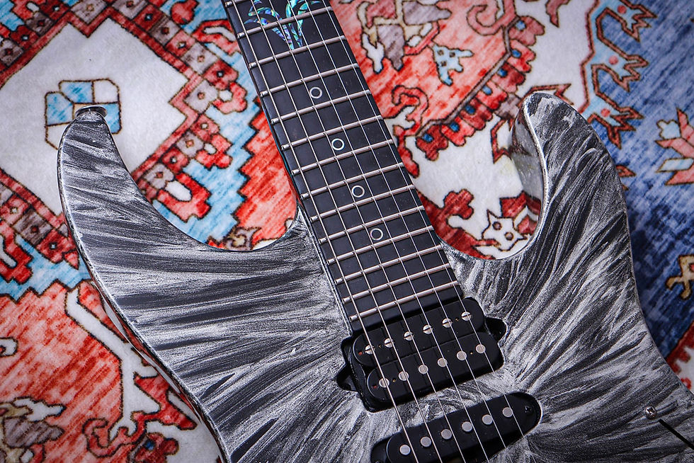 Thumbnail: SUHR USA Modern Custom Silver Nova Set-Neck "Silver Nova + Ebony" (2023)