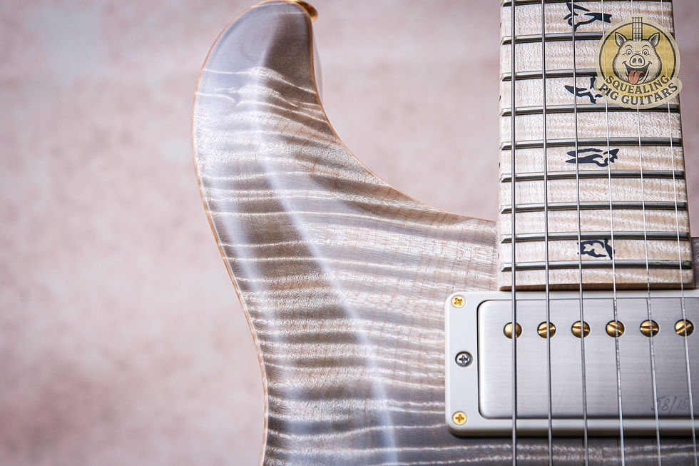 Thumbnail: PRS USA Paul Reed Smith Custom 24 Piezo Wood Library "Grey Black Fade + Maple