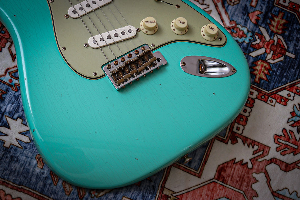 Thumbnail: FENDER USA Custom Shop 59 Reissue Stratocaster "Seafoam Green + Rosewood" (2024)