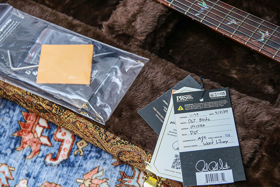 Thumbnail: PRS USA Paul Reed Smith Wood Library DGT David Grissom Tremolo Signature "Burnt