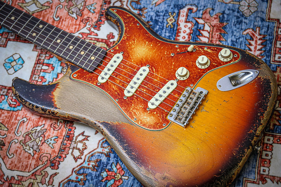Thumbnail: FENDER USA Custom Shop Masterbuilt 63 Reissue Stratocaster Hvy Relic "Three Tone