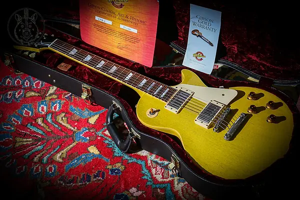 GIBSON USA Art & Historic Custom Shop 1957 Les Paul "TV Yellow + Rosewood" 2002