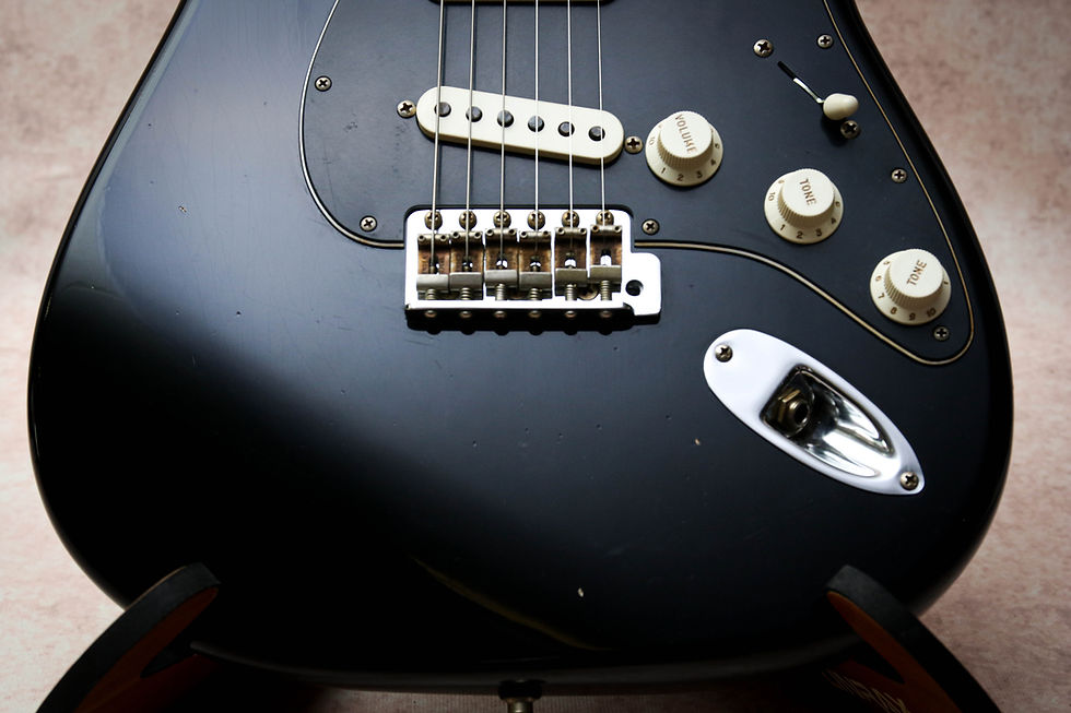 Thumbnail: FENDER USA Custom Shop 60's Postmodern Stratocaster Journeyman Relic "Aged Black