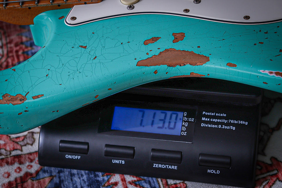 Thumbnail: FENDER USA Custom Shop '69 Reissue Stratocaster Relic "Surf Green" (2023)