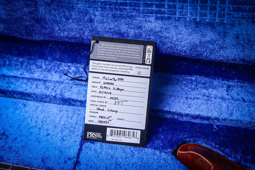 Thumbnail: PRS USA Paul Reed Smith Wood Library McCarty 594 "Autmun Sky Burst + Rosewood" (