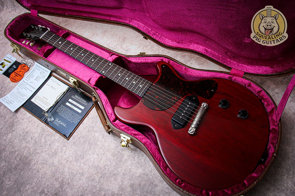 Thumbnail: GIBSON USA Custom Shop 58 Les Paul Reissue Junior Dc "Cherry + Rosewood" (2019)