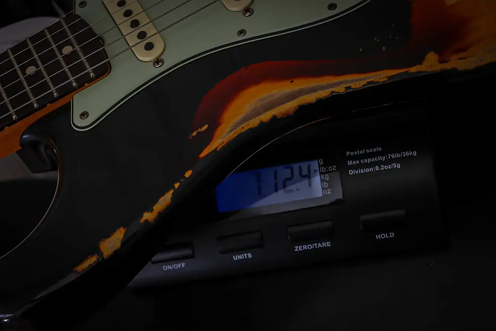 Thumbnail: FENDER USA Custom Shop '63 Reissue Stratocaster Special Relic "Ebony + Rosewood"