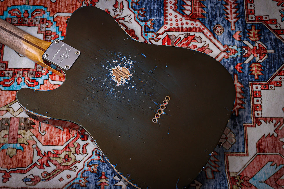 Thumbnail: FENDER USA Custom Shop '53 Reissue Ltd Telecaster Relic "Irish Pub Green + Maple