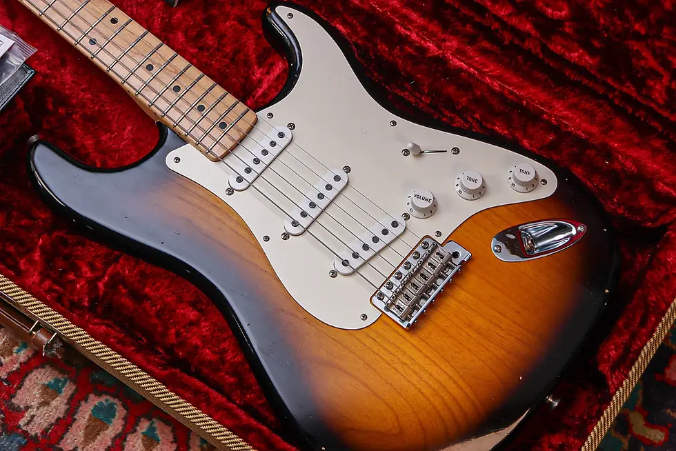Thumbnail: FENDER USA Custom Shop '55 Stratocaster Reissue Journeyman Relic "Two Tone @