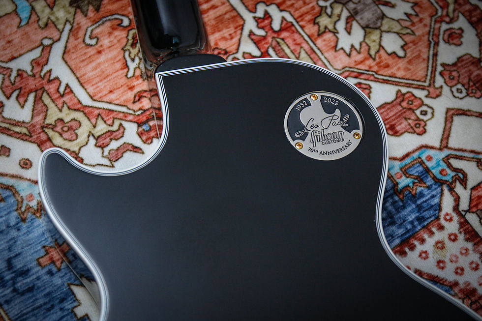 Thumbnail: GIBSON USA Les Paul Custom 70th Anns "Ebony + Ebony" (2022)