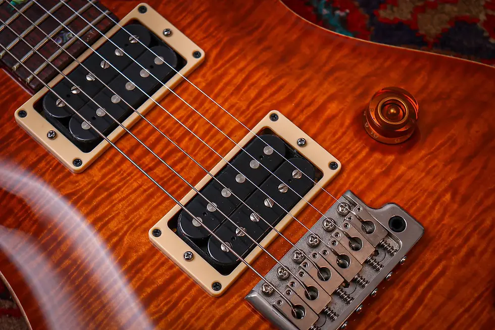 Thumbnail: PRS USA Paul Reed Smith Custom 24 10 top "Cherry Sunburst + Rosewood" (1997)