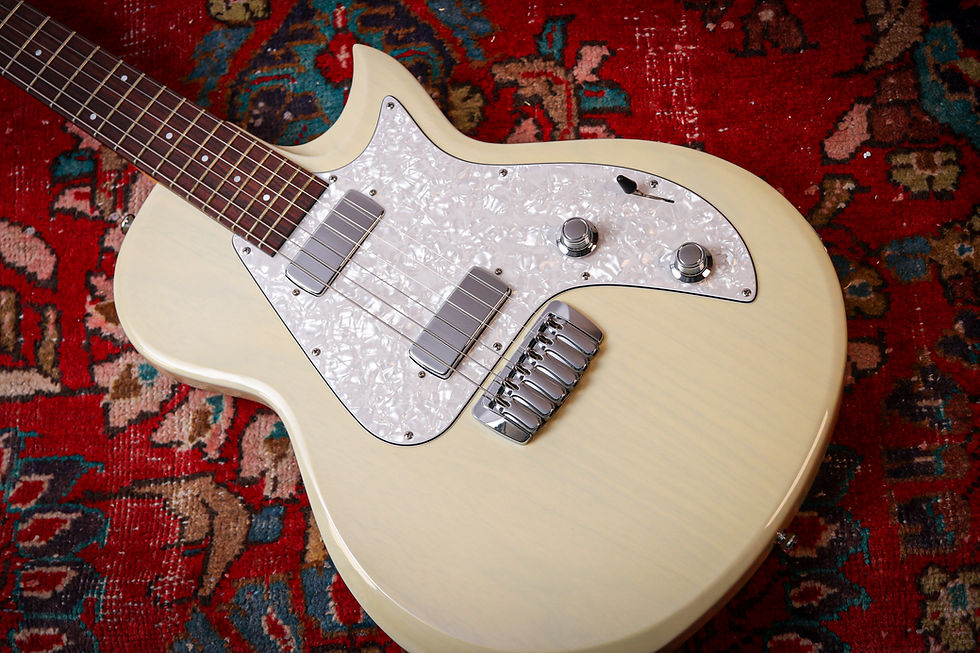 Thumbnail: TAYLOR USA SB1-X Solidbody Classic "Trans White + Rosewood" (2007)