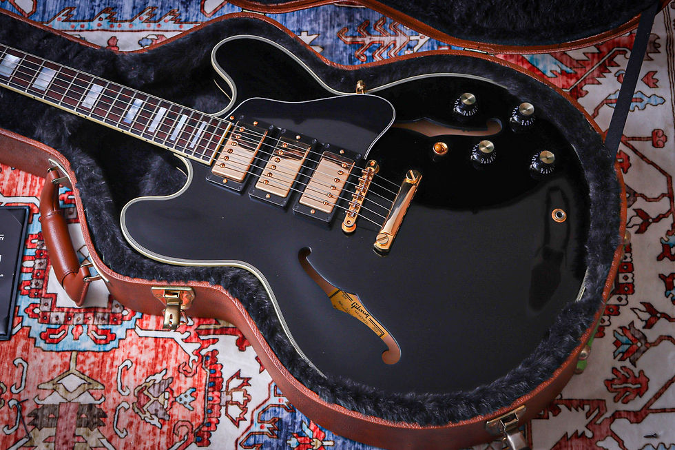 Thumbnail: GIBSON USA ES-335 3-Pick-up "Ebony + Rosewood" (2018)