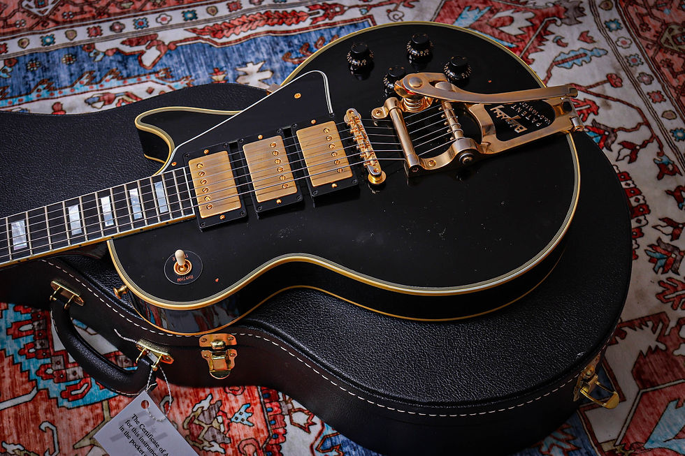 Thumbnail: GIBSON USA Custom Shop Murphy Lab '57 Les Paul Custom 3-Pickup Reissue Light Age