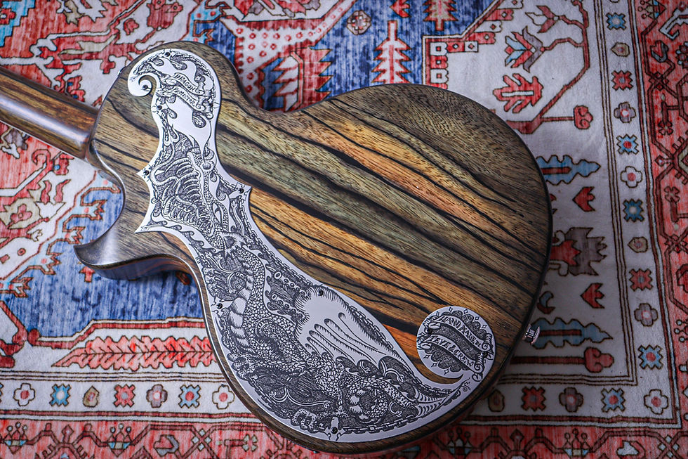 Thumbnail: TEYE LA PERLA USA Emporer Series Custom "Abalone/Mother of Pearl" (Circa 2010's)