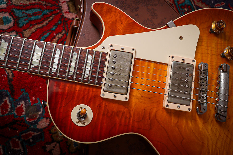 Thumbnail: GIBSON USA Custom Shop Les Paul 58 Reissue *Blues Master - Aged Cherry Burst