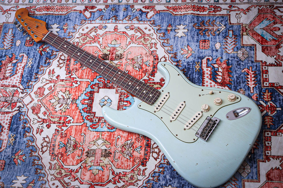 Thumbnail: FENDER USA Custom Shop Ltd '59 Reissue Stratocaster Relic *John Cruz Sonic Blue