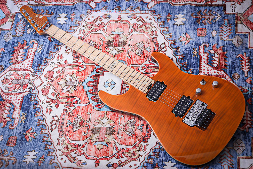 Thumbnail: ESP MIJ E-II ST-2 "Tiger Eye + Maple" (2015)