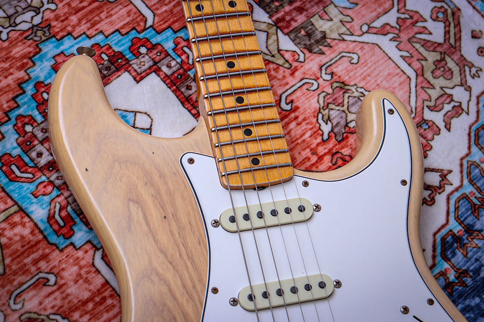 Thumbnail: FENDER USA Custom Shop Postmodern Stratocaster Journeyman Relic "Blonde + Maple"