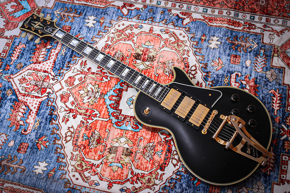 Thumbnail: GIBSON USA Custom Shop Murphy Lab '57 Les Paul Custom 3-Pickup Reissue Light Age