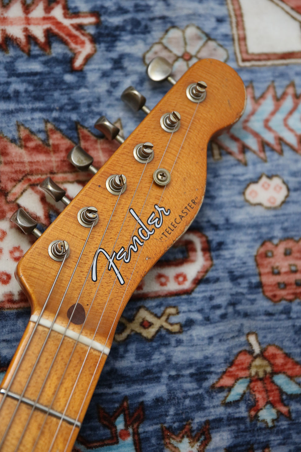 Thumbnail: FENDER USA Custom Shop Masterbuilt 55 Telecaster Relic *Levi Perry "Honey Blonde