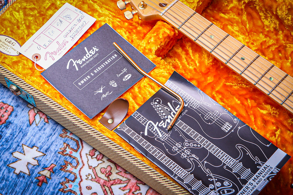 Thumbnail: FENDER USA 50th Anniversary American Deluxe Stratocaster "Sunburst" (2004)