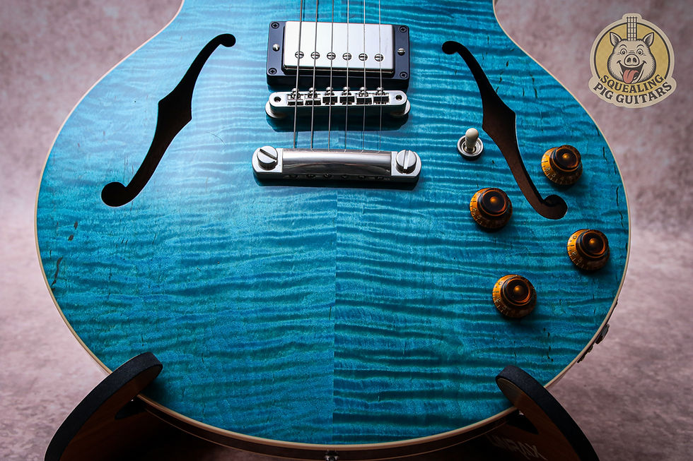 Thumbnail: GIBSON USA Custom Shop ES-336 Figured Hand Selected Top " Aqua Blue + Rosewood"