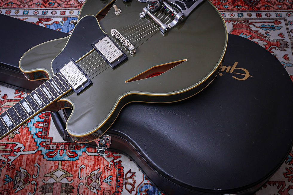 Thumbnail: EPIPHONE MIJ Shinichi Ubukata Signature ES-355 "Olive Green+ Rosewood" (2023)