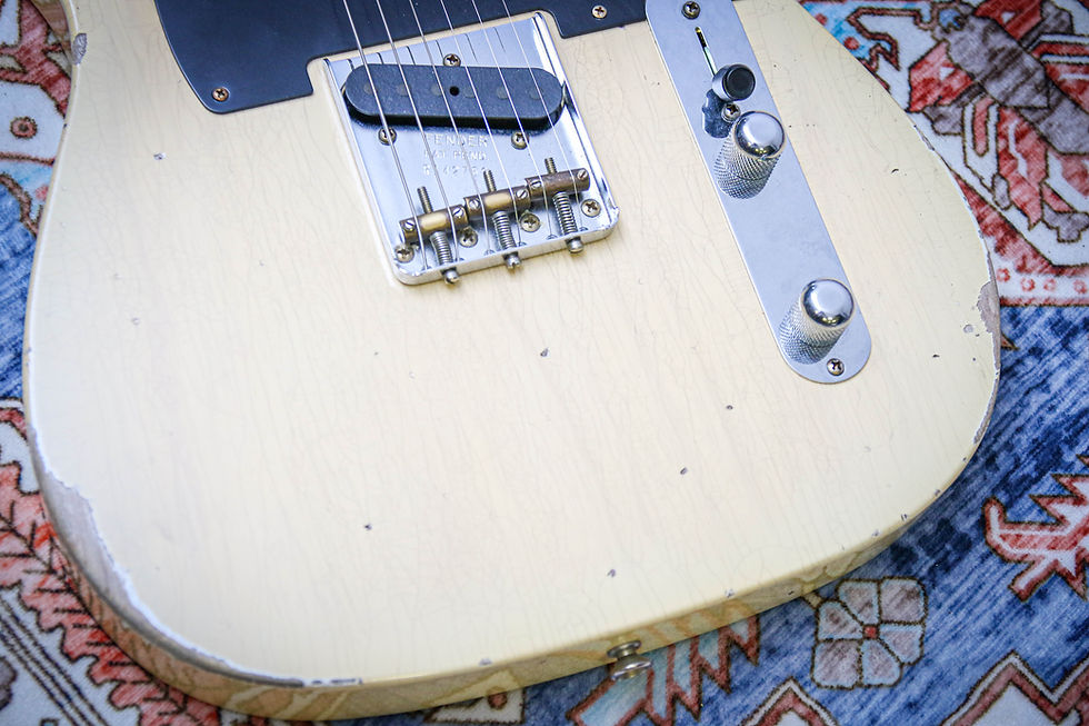 Thumbnail: FENDER USA Custom Shop 1954 Reissue Telecaster Relic "Honey Blonde + Maple"