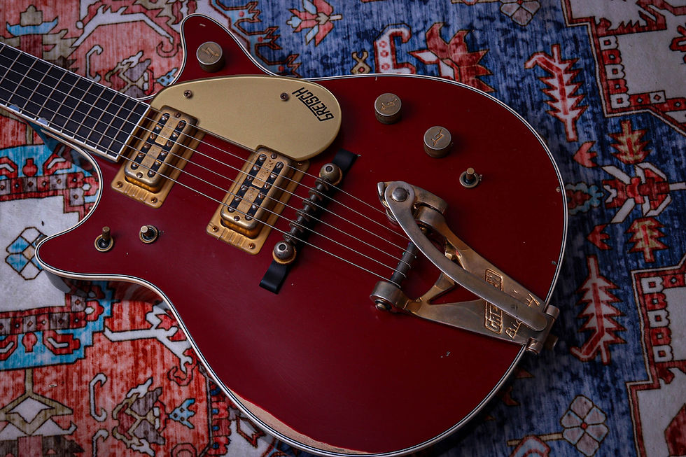 Thumbnail: GRETSCH USA Masterbuilt G6131CS 62' Jet Firebird Double Cut *Stephen Stern