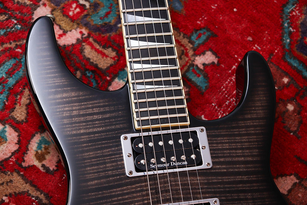 Thumbnail: JACKSON USA Select Series SL2H-MAH Soloist "Transparent Black + Ebony" (2006)