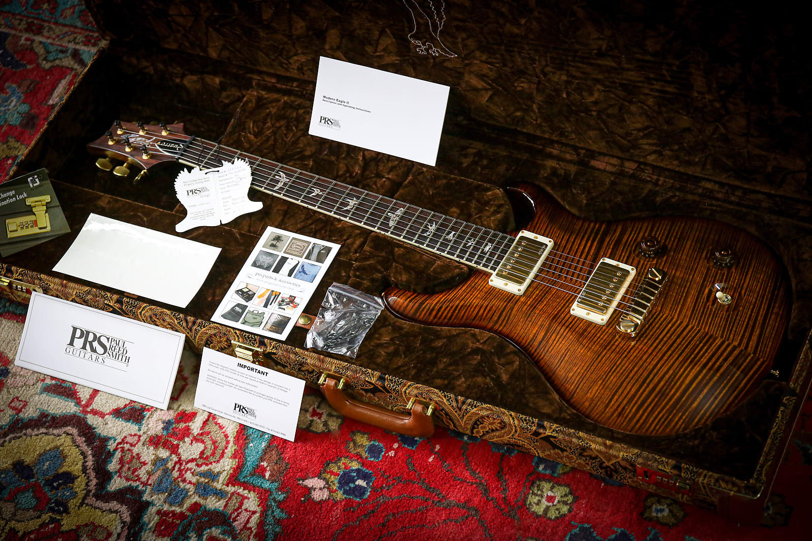 PRS USA Paul Reed Smith Modern Eagle Quattro "Black Gold +Rosewood" (2011)