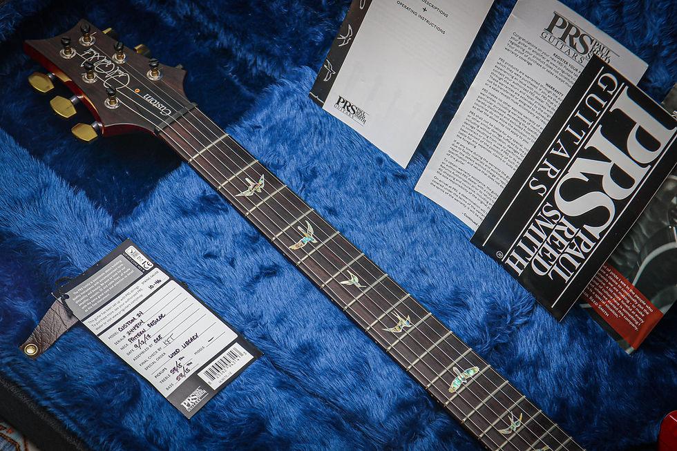 Thumbnail: PRS USA Paul Reed Smith Wood Library Custom 24 "Blood Orange" (2017)