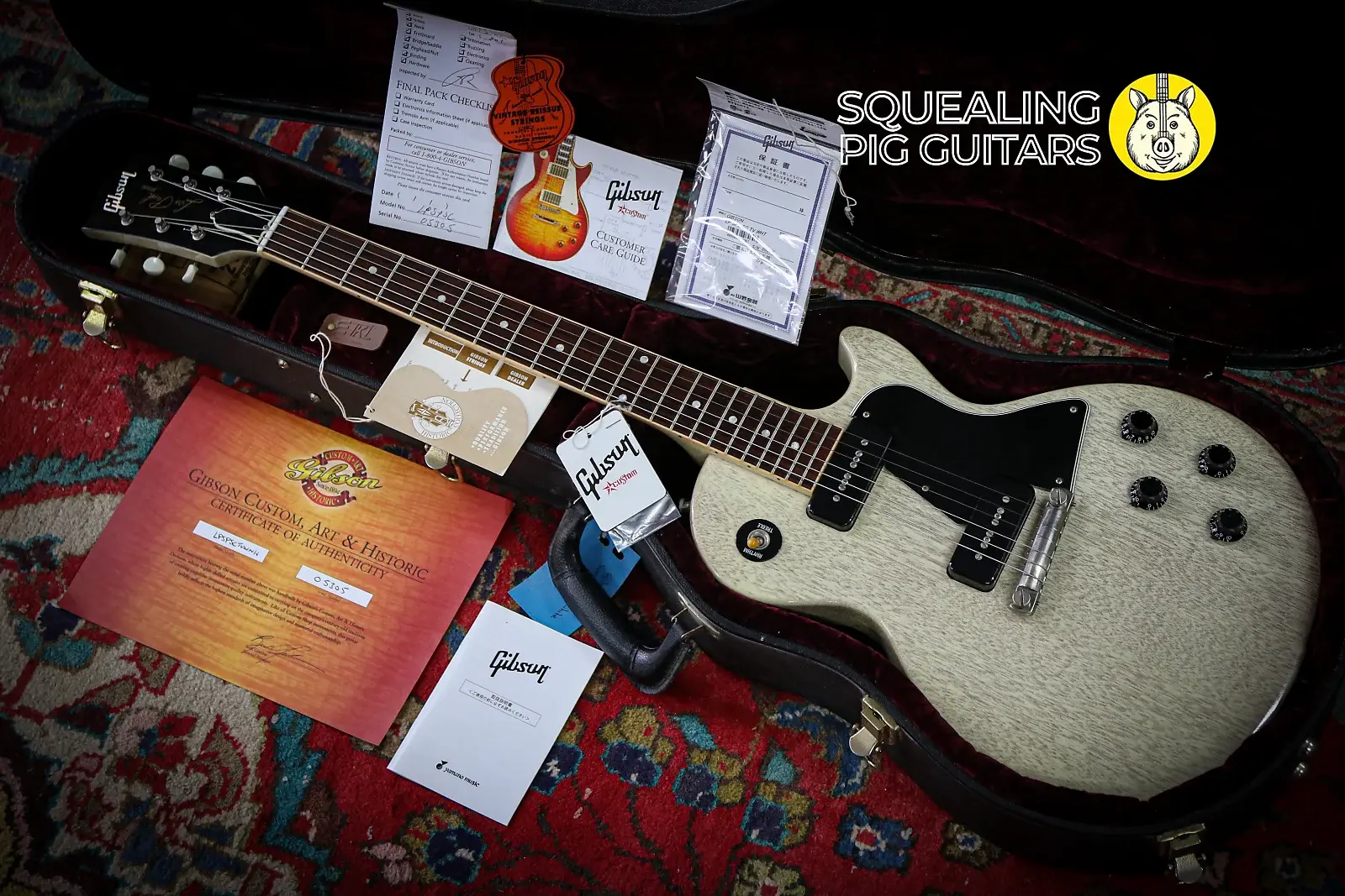 GIBSON USA Custom Shop Les Paul Special *Yamano Export "TV White + Rosewood"