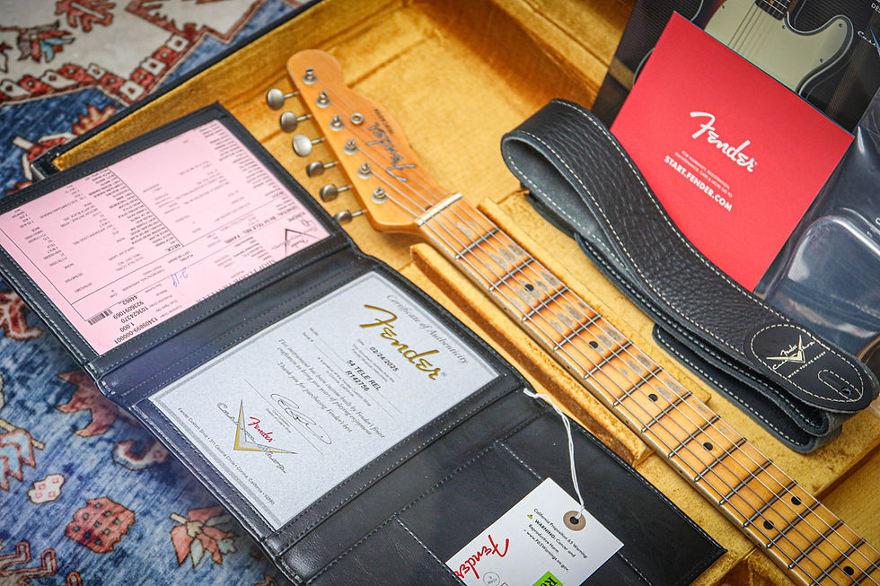 Thumbnail: FENDER USA Custom Shop 1954 Reissue Telecaster Relic "Honey Blonde + Maple"