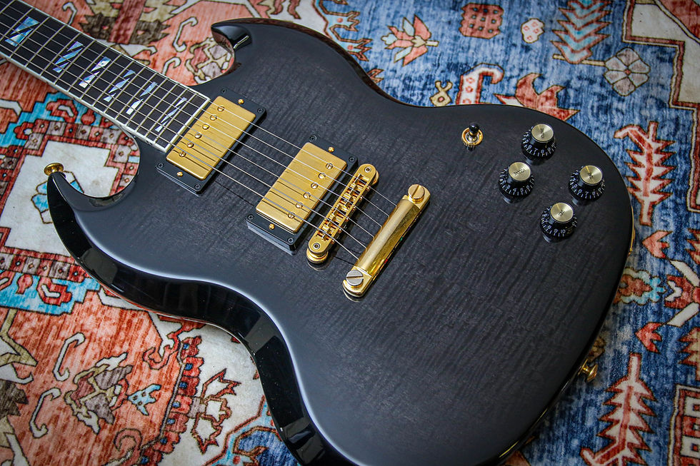 Thumbnail: GIBSON USA SG Supreme "Translucent Ebony Burst + Ebony" (2024)