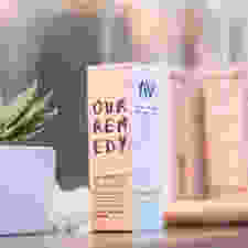 Our Remedy CBD oil for women offering period pain relief and plastic free hemp oil