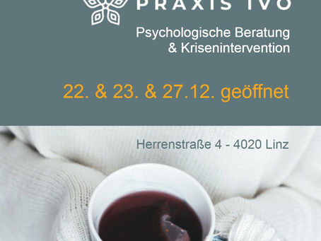 Psychologische Beratung über die Weihnachtsfeiertage / Linz