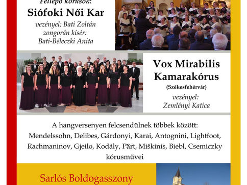 Pünkösdi hangverseny a székesfehérvári Vox Mirabilis Kamarakórussal