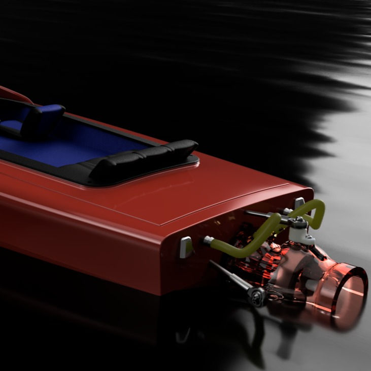 Thumbnail: The Spray Jet Boat 3D Print model files