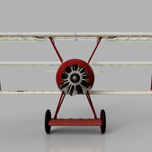 The Red Baron's Fokker DR1 3-D Printable RC Airplane | Red Baron RC