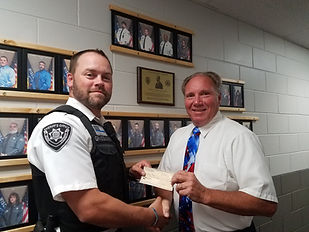Chief Deputy Phil Grassmann with Bob Wie