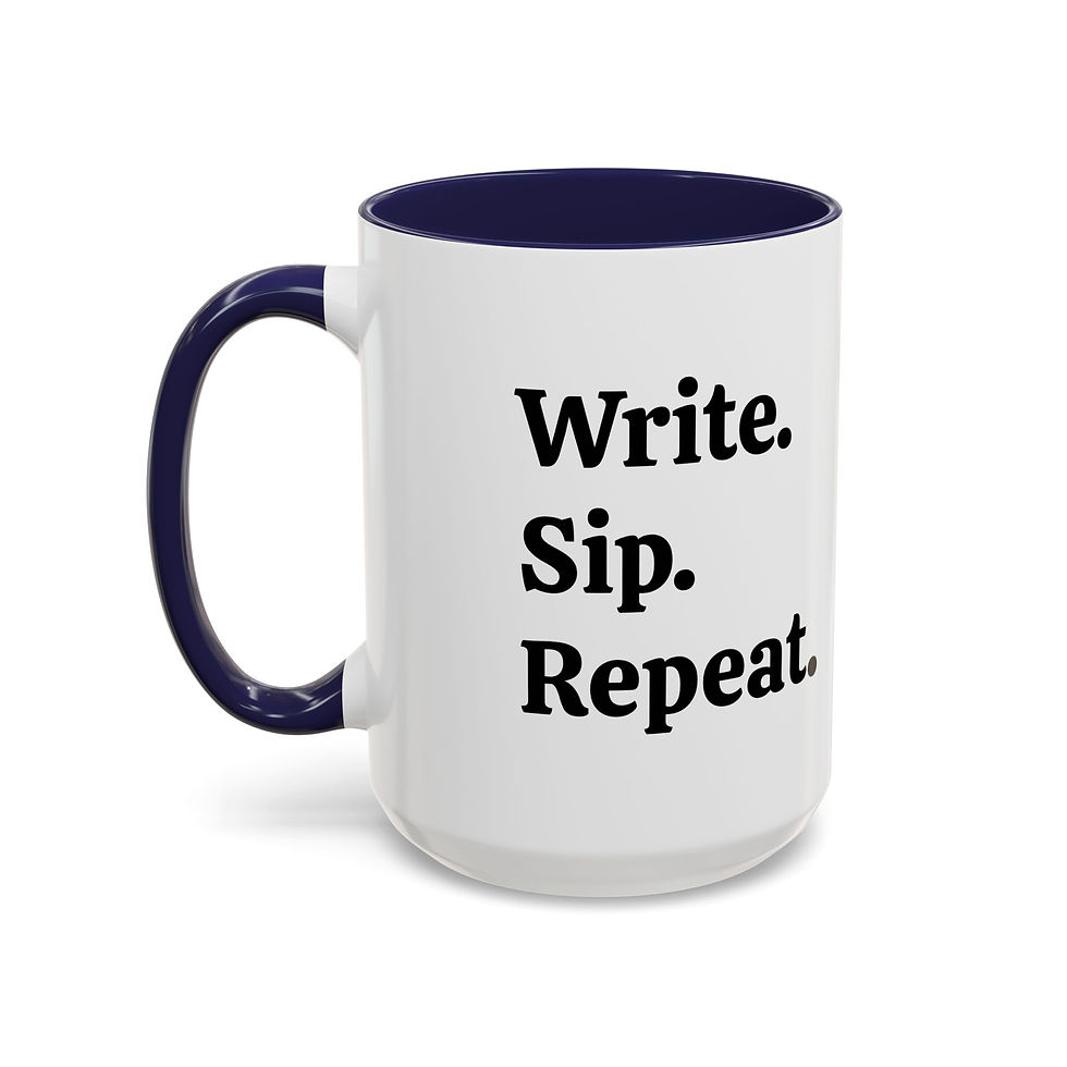 Thumbnail: "Write. Sip. Repeat" Coffee Mug - Perfect for Writers and Creatives