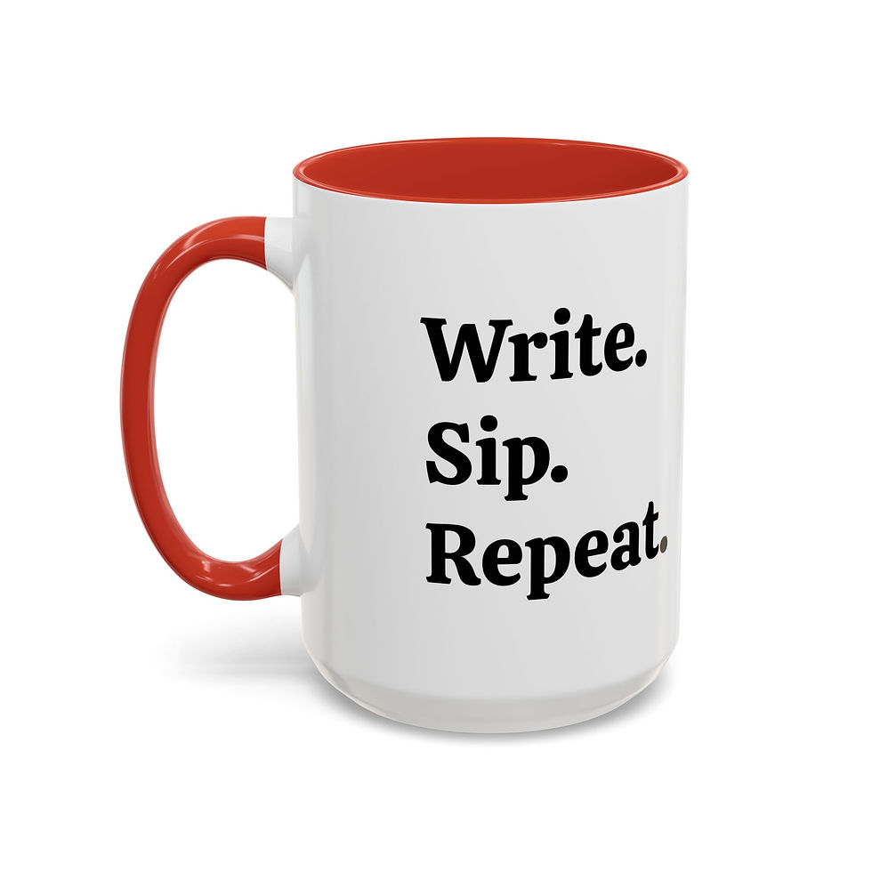 Thumbnail: "Write. Sip. Repeat" Coffee Mug - Perfect for Writers and Creatives